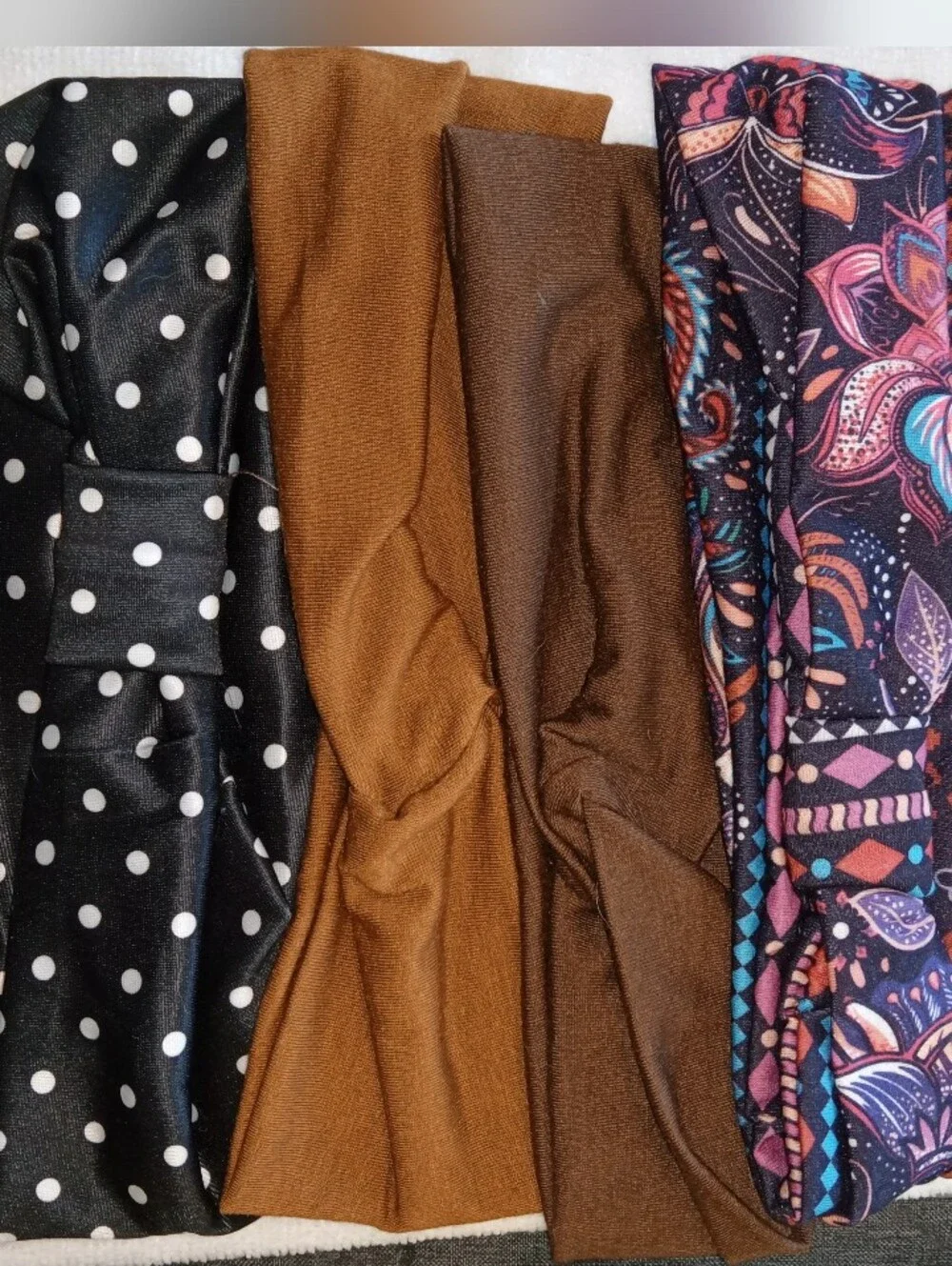 Headbands: Fabric Lot Of Four